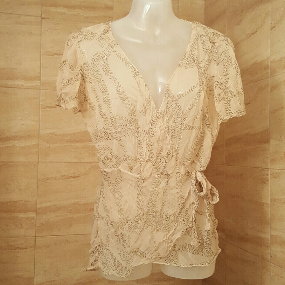 Free people sheer wrap top